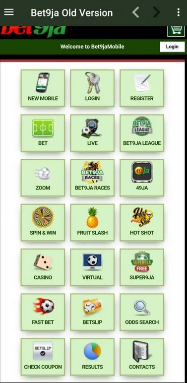 bet9ja old mobile
